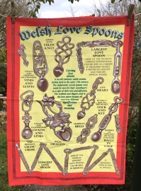 Welsh Love Spoons: 2018. To read the story www.myteatowels.wordpress.com/2018/03/13/wel