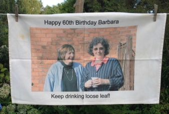 Happy 60th Birthday Barbara: 2011. To read the story www.myteatowels.wordpress.com/i-never-thought-about-that
