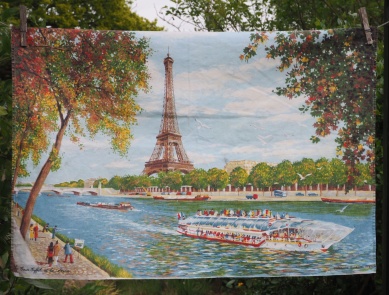 Paris: 12 June 1989 “I loved Paris and we bought a lovely tea towel. Went up the Eiffel Tower which was a bit scary” (from Postcard Diary)